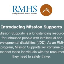 CFPD and RMHS Announce Transition of Mission Supports Program Image