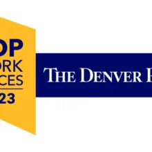 Denver Post 2023 Top Work Places Badge