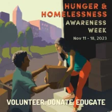 Hunger and Homelessness Awareness Week Graphic