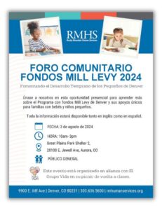 Mill Levy Community Flyer Image Spanish