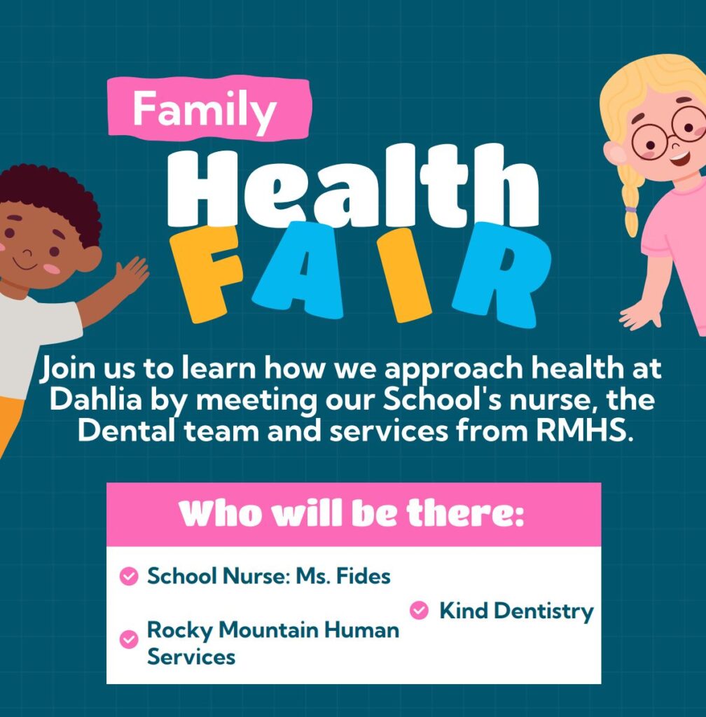 Family Health Fair- Wednesday, September 18