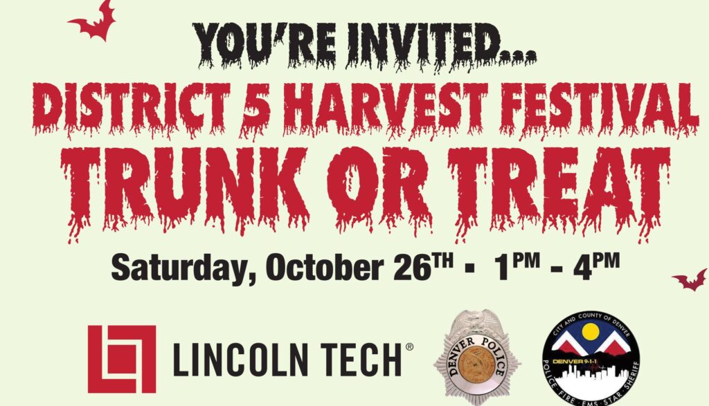 District 5 Harvest Festival- Saturday, October 26th