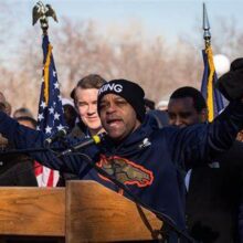 Speaker at the Denver Marade event